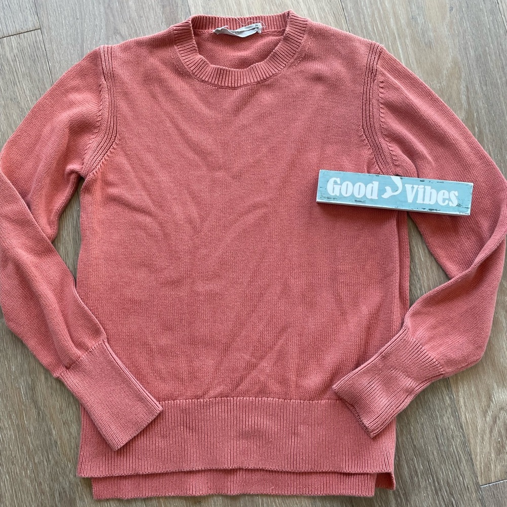 Everlane Women's Terracotta Crew Neck Sweater